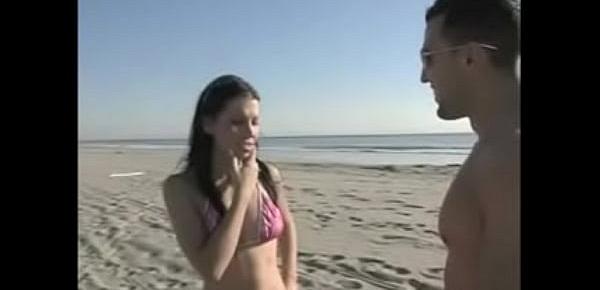  The sexy brunette hottie gets the pounding of a lifetime